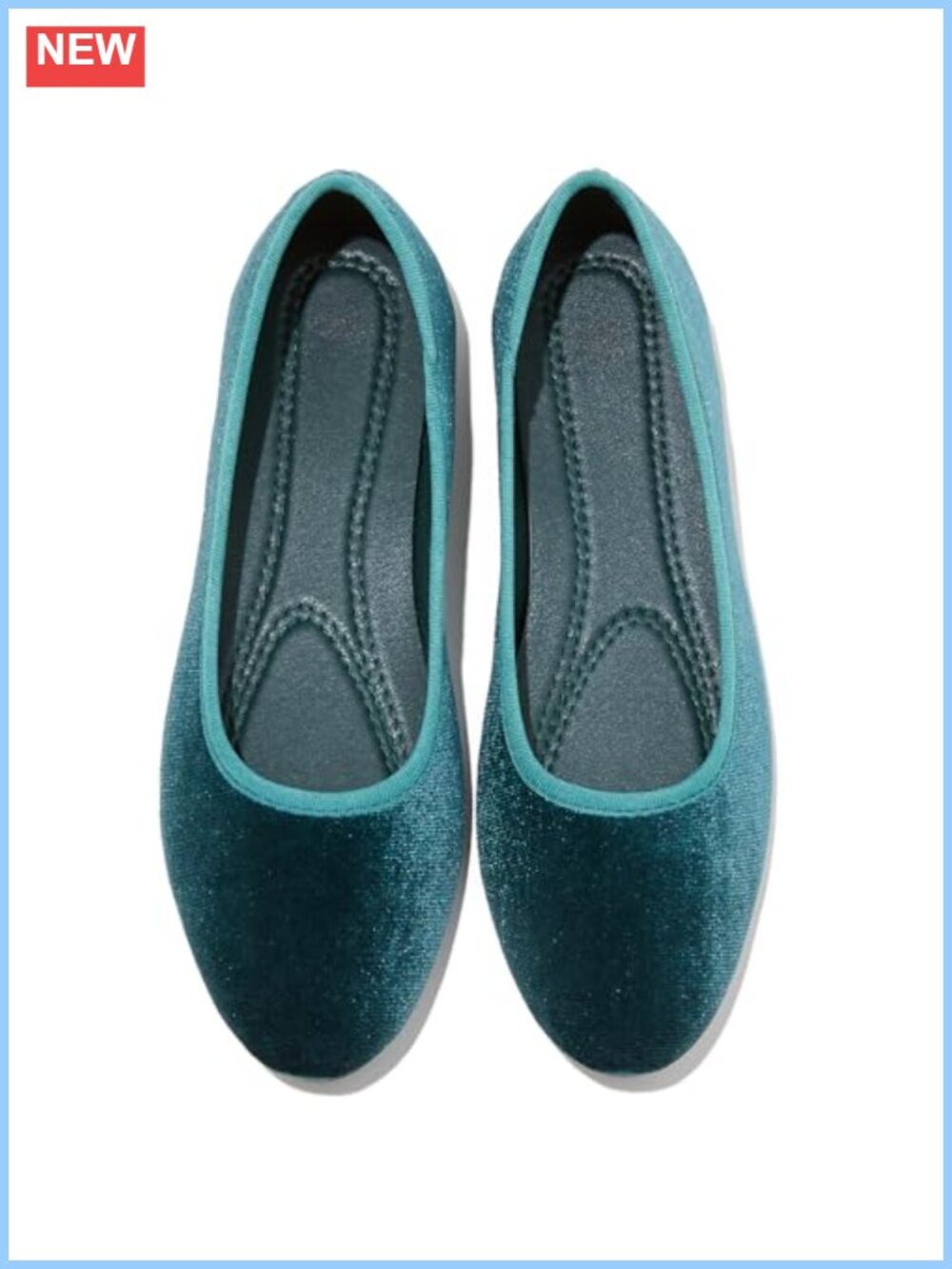Velvet Ballet Flats Slip On Dress Shoes